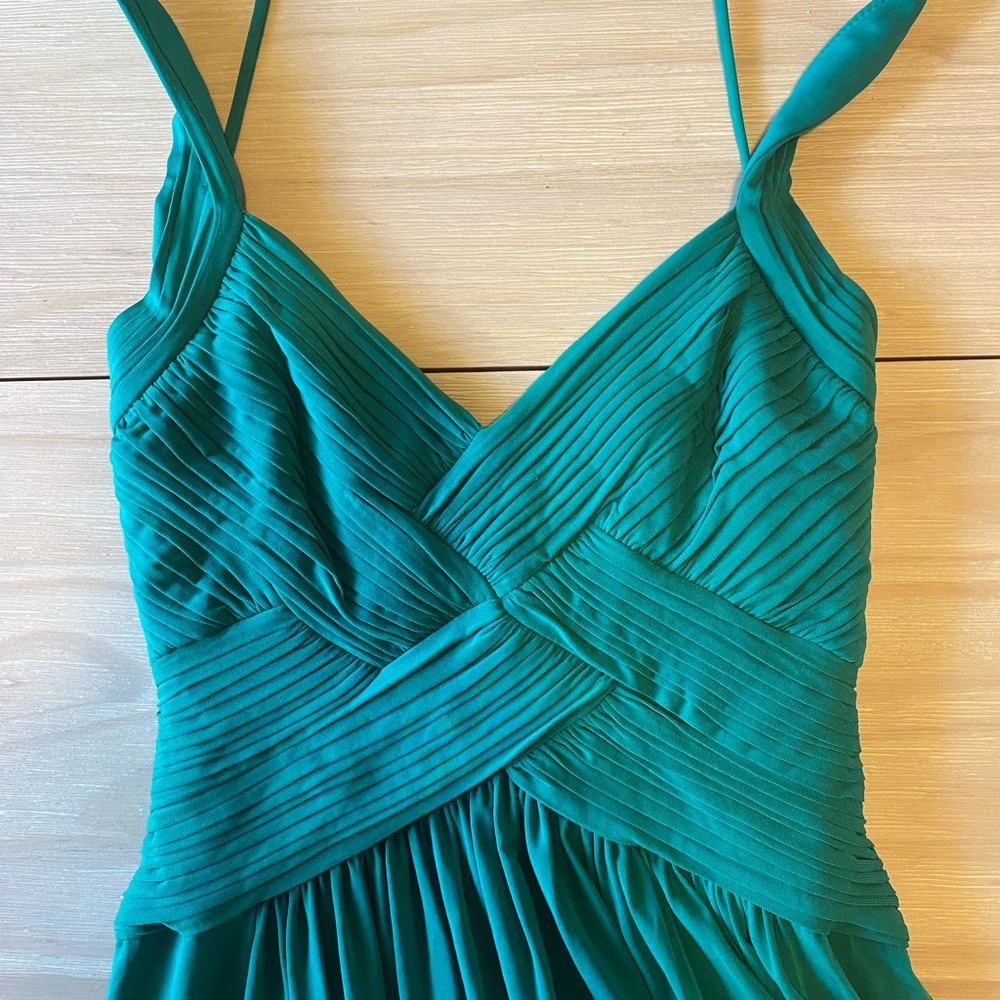 Green BCBGmaxazria dress, XS